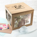 Personalised Classic Mr & Mrs Oak Photo Keepsake Box
