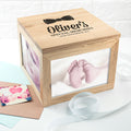 Personalised Baby's Special Memories Oak Photo Keepsake Box