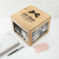 Personalised Baby's Special Memories Oak Photo Keepsake Box