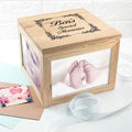 Personalised Vintage Style Oak Photo Keepsake Box