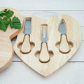 Personalised Romantic Brackets Heart Cheese Board