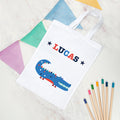 Personalised Boy's Fabric Party Bag