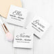 Personalised Bridal Party Square Compact Mirror