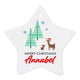 Personalised Christmas Deer Decoration