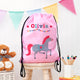 Personalised Classic Pink Circus Waterproof Swim Bag