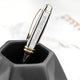 Personalised Cross Silver Gold Medallist Pen