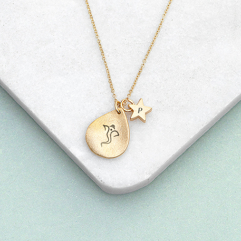 Personalised Diwali Petal Ganesh Necklace