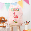 Personalised Flamingo Nursery Bag