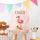 Personalised Flamingo Nursery Bag