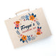 Personalised Flower Garland Colouring Set