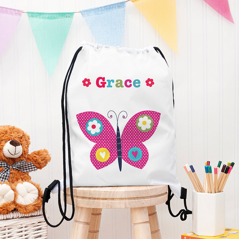 Personalised Girl's Waterproof Swim Bag