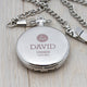 Personalised Groomsman Monogram Collection Pocket Watch