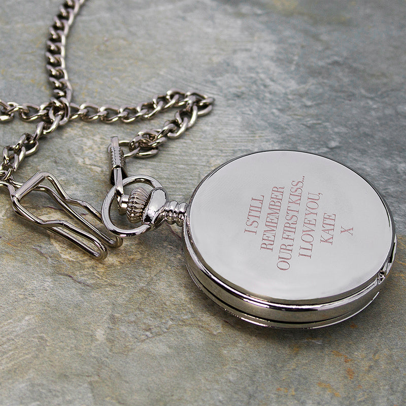 Personalised Heritage Dual-Side Pocket Watch