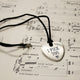 Personalised Keepsake Guitar Pick Pendant Necklace