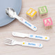 Personalised Kids Pastel Sky Cutlery Set - Metal