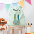 Personalised Kid's Rabbit PE Kit Bag