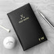 Personalised Luxury Leather Golf Notebook