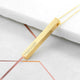 Personalised Matt Vertical Bar Necklace
