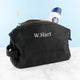 Personalised Men's Waxed Wash Bag