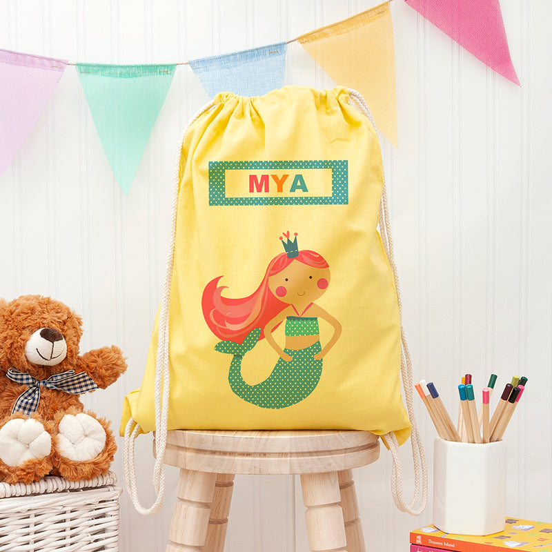 Personalised Mermaid Nursery Bag