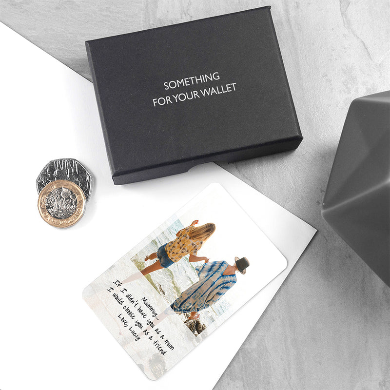 Personalised Mum's Photographic Wallet Keepsake