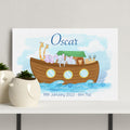 Personalised Noah's Ark Framed Print