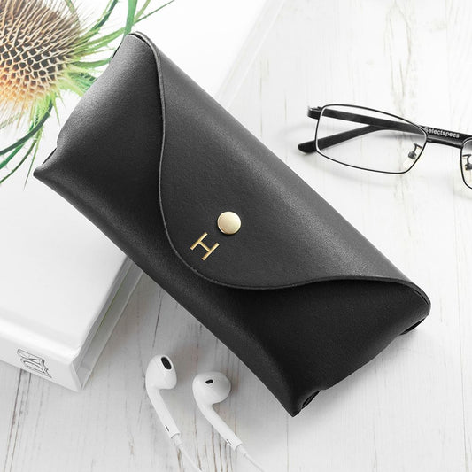 Personalised Origami Leather Glasses Case