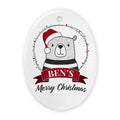 Personalised Polar Bear Christmas Decoration