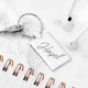 Personalised Rectangle Keyring