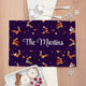 Personalised Reindeer Pattern Placemat