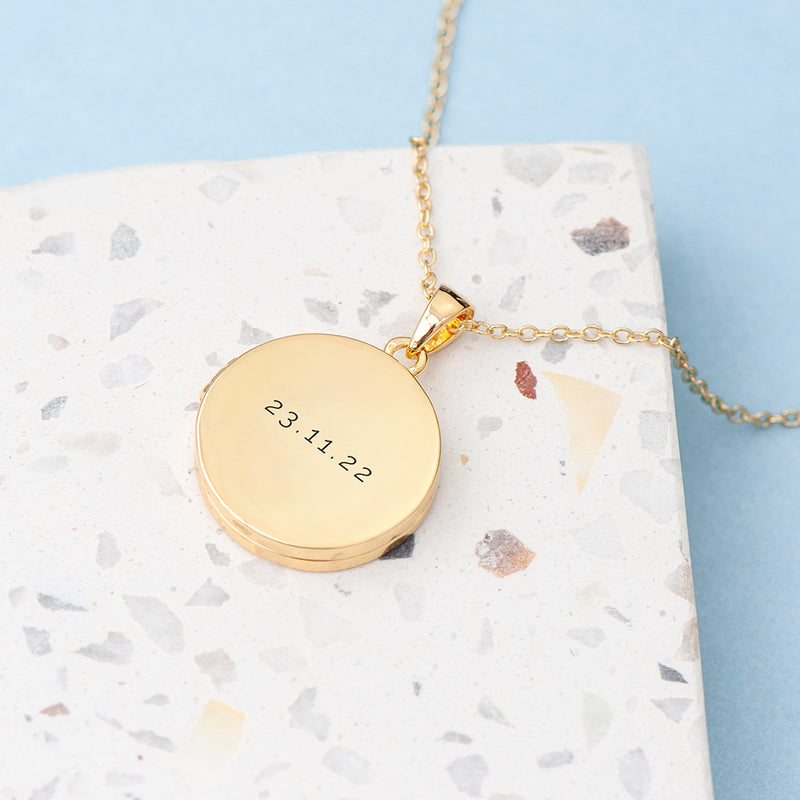 Personalised Round Photo Locket