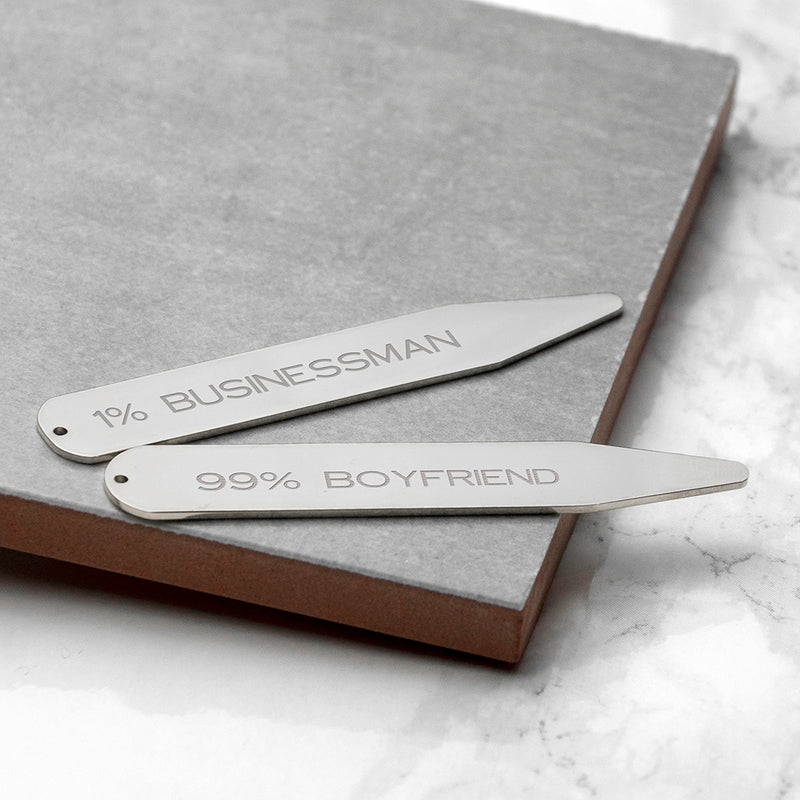 Personalised Secret Message Collar Stiffener