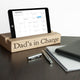 Personalised Single Office Desk Tablet Holder