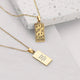Personalised Star Tarot Card Necklace