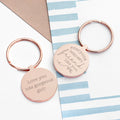 Personalised Wonderful Friend Keyring
