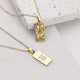 Personalised World Tarot Card Necklace
