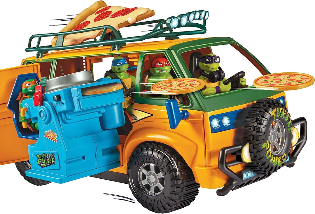 Teenage Mutant Ninja Turtles Mutant Mayhem Pizza Fire Delivery Van Playset