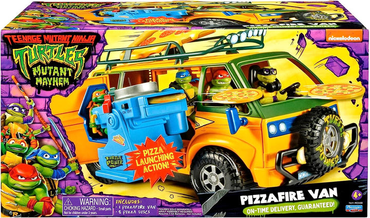 Teenage Mutant Ninja Turtles Mutant Mayhem Pizza Fire Delivery Van Playset