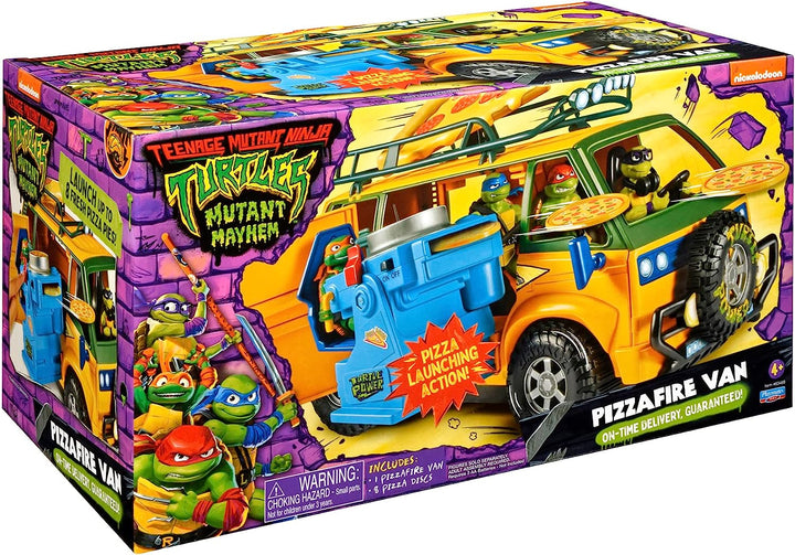 Teenage Mutant Ninja Turtles Mutant Mayhem Pizza Fire Delivery Van Playset