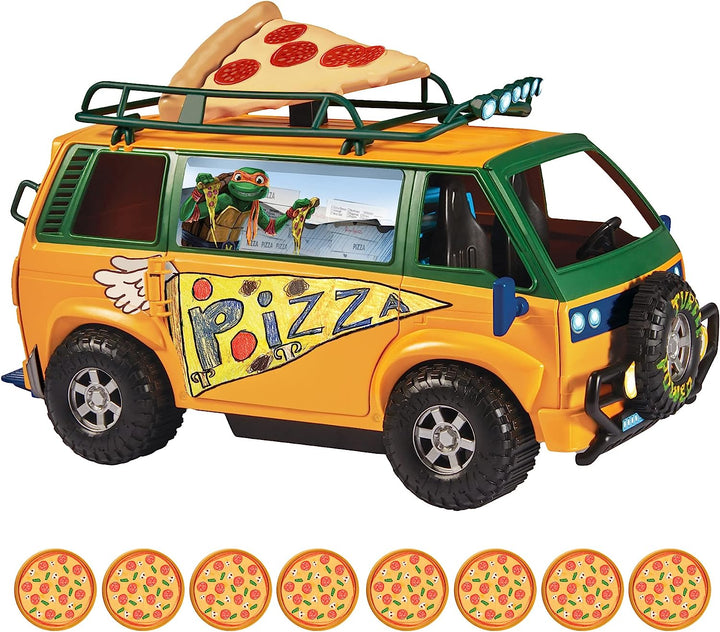 Teenage Mutant Ninja Turtles Mutant Mayhem Pizza Fire Delivery Van Playset