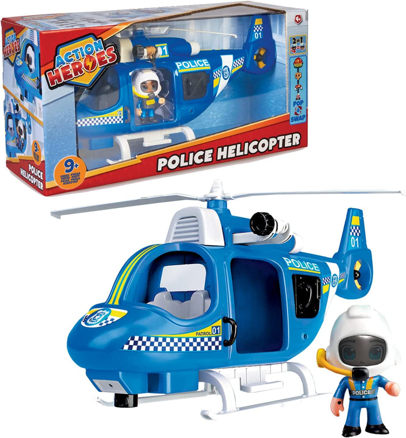 Action Heroes Police Helicopter - Image 2