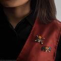 One Piece Luffy and Buggy Pin Set, alternate view