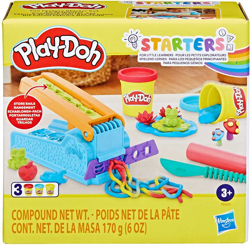 PLAY-DOH FUN FACTORY STARTER SET, packaging shot