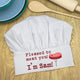 Personalised Pleased To Meat You Chef Hat