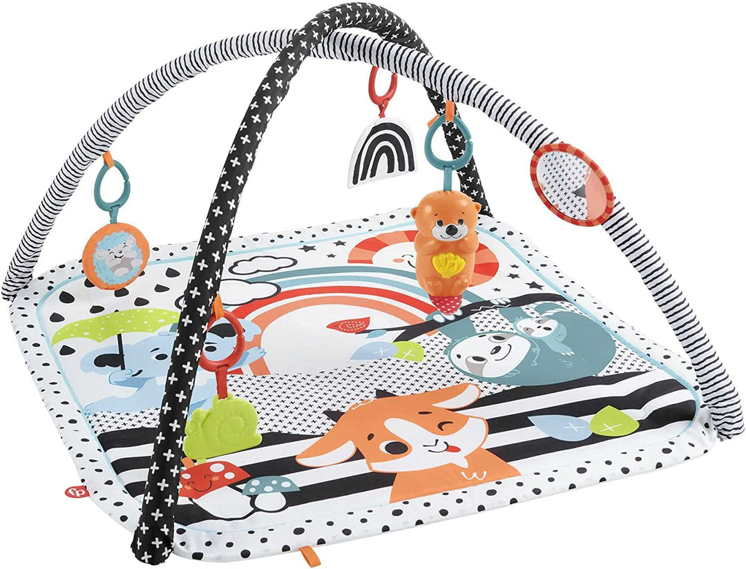 Fisher Price 3-in-1 Music, Glow and Grow Gym Activity Play Mat