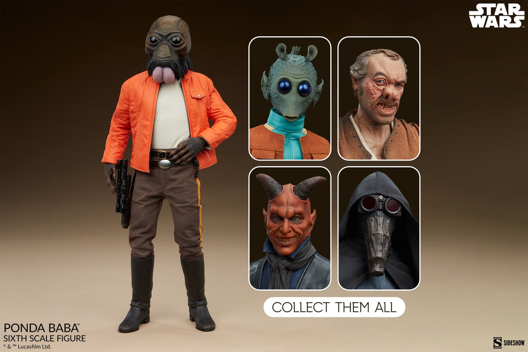 Sideshow Star Wars A New Hope Scum & Villainy Ponda Baba 1/6 Scale Figure