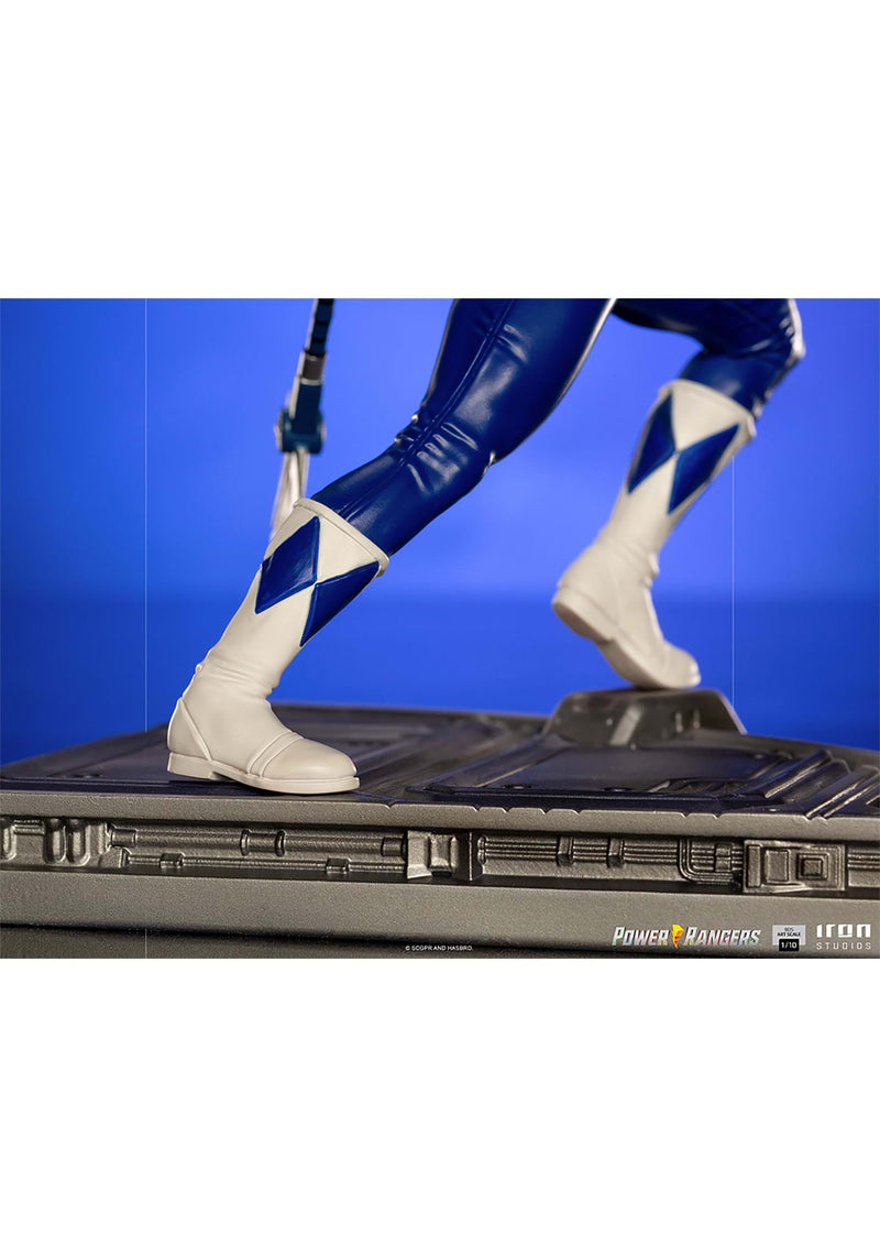 IronStudios Mighty Morphin Power Rangers: BDS 1:10 Art Scale Statue (Blue Ranger) - Image 7