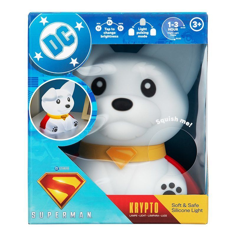 Superman Krypto SquishyGlo Silicone Light Rechargeable
