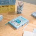 Premium A5 Notebook with Moomin Pen Set side angle