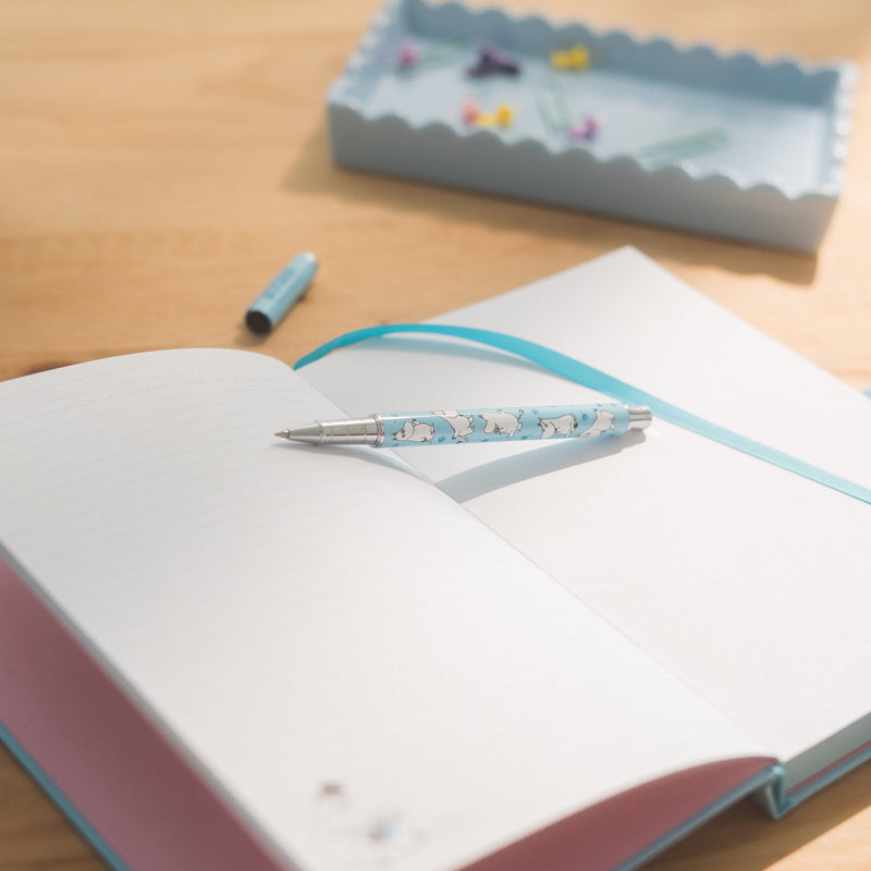 Premium A5 Notebook with Moomin Pen Set design detail